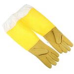 Gants d'apiculture  manches longues ventils, quation en peau de chvre, quipement d'apiculture, outil ...