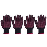 Gants résistants à la chaleur, 4 pièces, mitaines anti - brûlure résistantes aux hautes températures ... Gants résistants à la chaleur, 4 pièces, mitaines anti - brûlure résistantes aux hautes températures ...
