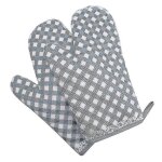Gants de cuisine en coton r�sistant a la chaleur, antid�rapants - vous