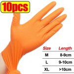 Gants épais en nitrile diamant, gants jetables robustes pour mécanicien, maison, jardin, avec poignée ... Gants épais en nitrile diamant, gants jetables robustes pour mécanicien, maison, jardin, avec poignée ...