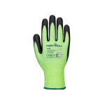 Gant greencut mousse nitrile coupure d vert / noir a645 - portwest