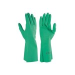 Gants de jardin phyto - protection en nitrile vert - black fox