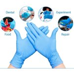 Gants jetables en latex, pour la cuisine, le laboratoire, le nettoyage du jardin