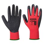 Gants de manutention portwest latex flex grip rouge / noir 10