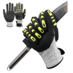 Gants mcaniques tpr, anti - vibration, anti - crasement, anti - coupure, anti - collision, scurit ...