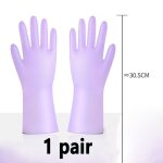 Gants de m�nage antid�rapants en nitrile, pour cuisine, jardin, linge, vaisselle, qualit� alimentaire, ...