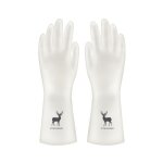 Gants de nettoyage de cuisine, 1 paire, m�nage durable, �tanche, gant de lavage de la vaisselle, outils ...
