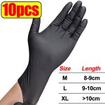 Gants en nitrile extra épais de 8mil, gants jetables robustes pour mécanicien, maison, jardin, avec poignée ... Gants en nitrile extra épais de 8mil, gants jetables robustes pour mécanicien, maison, jardin, avec poignée ...