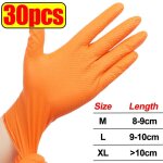 Gants en nitrile extra épais 8mil, gants jetables robustes pour mécanicien, maison, jardin, avec poignée ... Gants en nitrile extra épais 8mil, gants jetables robustes pour mécanicien, maison, jardin, avec poignée ...