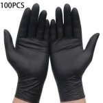 Gants noirs epais et durables pour livres ménagers, accessoire de vaisselle pour jardin, teinture des ... Gants noirs epais et durables pour livres ménagers, accessoire de vaisselle pour jardin, teinture des ...