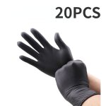 Gants noirs epais et durables pour livres ménagers, accessoire de vaisselle pour jardin, teinture des ... Gants noirs epais et durables pour livres ménagers, accessoire de vaisselle pour jardin, teinture des ...