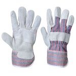 Gants de travail croute de cuir portwest docker rigger