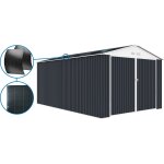 Garage mtal   houston  - 15, 36 m avec panneau solaire - anthracite