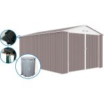 Garage m�tal  nevada  - 18, 56m avec goutti�re et r�cup�rateur d'eau