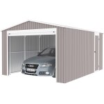 Garage m�tal nevada avec porte roulante - 15, 61m
