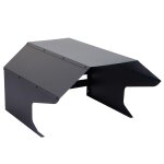Garage pour tondeuse hwc - l43, toit abri pour tondeuse, mtal 40x59x69cm anthracite