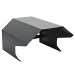 Garage pour tondeuse hwc - l43, toit abri pour tondeuse, mtal 40x59x69cm vert