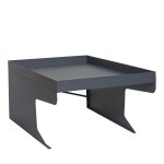 Garage xl pour tondeuse - robot avec bac  plantes hwc - g60, toit abri pour tondeuse, mtal 47x70x100cm ...