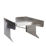 Garage xl pour tondeuse - robot avec bac  plantes hwc - g60, toit abri pour tondeuse, mtal 47x70x100cm ...