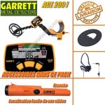 Garrett - dtecteur de mtaux ace 200 i avec protge disque + casque + garrett propointer at tanche