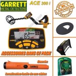Garrett - détecteur de métaux ace 300 i avec 3 accessoires inclus (casque audio, protège disque, protège ... Garrett - détecteur de métaux ace 300 i avec 3 accessoires inclus (casque audio, protège disque, protège ...