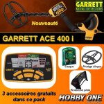 Garrett - détecteur de métaux ace 400 i avec 3 accessoires inclus (casque audio, protège disque, protège ... Garrett - détecteur de métaux ace 400 i avec 3 accessoires inclus (casque audio, protège disque, protège ...