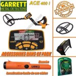 Garrett - détecteur de métaux ace 400 i avec 3 accessoires inclus (casque audio, protège disque, protège ... Garrett - détecteur de métaux ace 400 i avec 3 accessoires inclus (casque audio, protège disque, protège ...