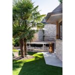 Gazon artificiel fili 100% recyclable, 1x4m, 25 mm