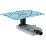 Geberit - bonde pour douche de plain pied, hauteur de chape 65 mm rf 154052001