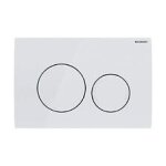 Geberit delta20 plaque de d?clenchement double touche, blanc alpin (115. 127. 11. 1)