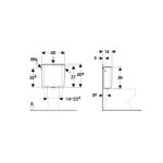 Geberit - r�servoir attenant ap 128 simple d�bit 6 - 9l - 128. 025. 11. 5