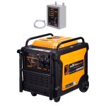 Generateur electrique silencieux  essence groupe electrogene avec systme ats pour dmarrer l'alimentation ...