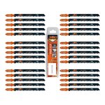 Gerg - lot de 30 lames de scie sauteuse t144d 6tpi de 10, 2 cm avec tige en t pour scie sauteuse à bois, ... Gerg - lot de 30 lames de scie sauteuse t144d 6tpi de 10, 2 cm avec tige en t pour scie sauteuse à bois, ...