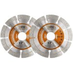 Gerg - lames diamantées segmentées pour scie électrique, 2 pièces 115mm disque de coupe sec ou humide ... Gerg - lames diamantées segmentées pour scie électrique, 2 pièces 115mm disque de coupe sec ou humide ...