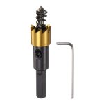 Gerg - trou scie 15mm (3 / 5 ) m35 hss (haute vitesse acier) titane revêtu foret morceau coupeur ouvreur ... Gerg - trou scie 15mm (3 / 5 ) m35 hss (haute vitesse acier) titane revêtu foret morceau coupeur ouvreur ...