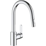 Get mitigeur monocommande vier  col de cygne  avec douchette extractible 2 jets (31484001)