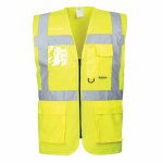 Gilet haute visibilit� executive - berlin portwest rouge m