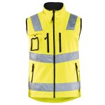Gilet sans manches haute visibilit� blaklader softshell jaune xs