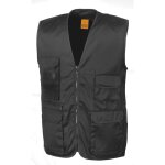 Gilet sans manches reporter multi - poches polycoton result noir m
