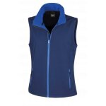 Gilet sans manches softshell femme result navy / royal xs