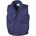 Gilet sans manches de travail matelass� result bleu m