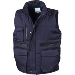 Gilet sans manches de travail matelass� result bleu marine xxl