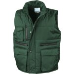 Gilet sans manches de travail matelass� result vert fonc� m