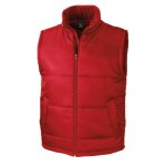 Gilet sans manches de travail result rouge m