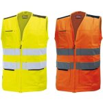 Gilet de travail s�ns manches haute visibilit� smart - orange fluo xl