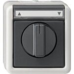 Gira interrupteur de stores en saillie prot�g� contre les projections d'eau - 015430