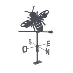 Girouette abeille - 45x74 cm - anthracite Girouette abeille - 45x74 cm - anthracite