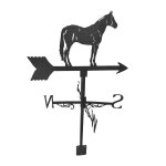 Girouette en métal pour ferme, maison, jardin, cour, piquet, décoration de toit, artisanat, poney Girouette en métal pour ferme, maison, jardin, cour, piquet, décoration de toit, artisanat, poney