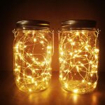 Gjfty - lampe solaire en verre usb, 1000ml led solaire dans un bocal mason ip65 Gjfty - lampe solaire en verre usb, 1000ml led solaire dans un bocal mason ip65