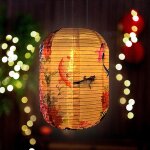 Gjfty - lanterne solaire exterieur jardin, lampion solaire exterieur 26cm, lampions solaires, lanterne ...